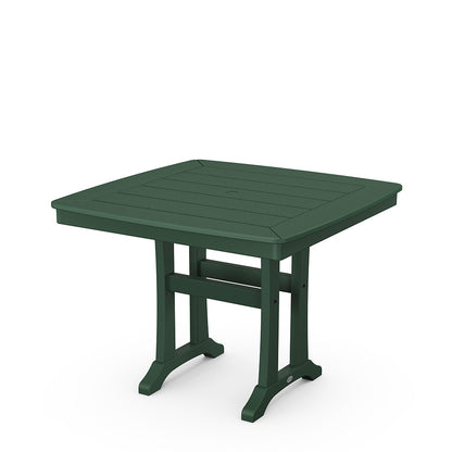 
                  Nautical Trestle 37 Dining Table Green - Image 3
                