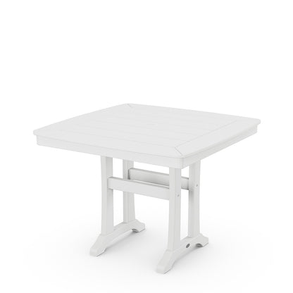 
                  Nautical Trestle 37 Dining Table White - Image 10
                