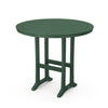 Nautical Trestle 48 Round Bar Table Green