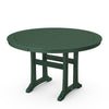 Nautical Trestle 48 Round Dining Table Green