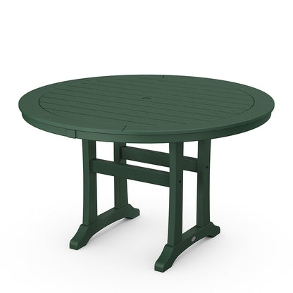 
                  Nautical Trestle 48 Round Dining Table Green - Image 3
                