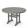 Nautical Trestle 48 Round Dining Table Grey