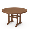 Nautical Trestle 48 Round Dining Table Teak