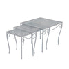 Nesting End Table Set Mesh Top Graphite