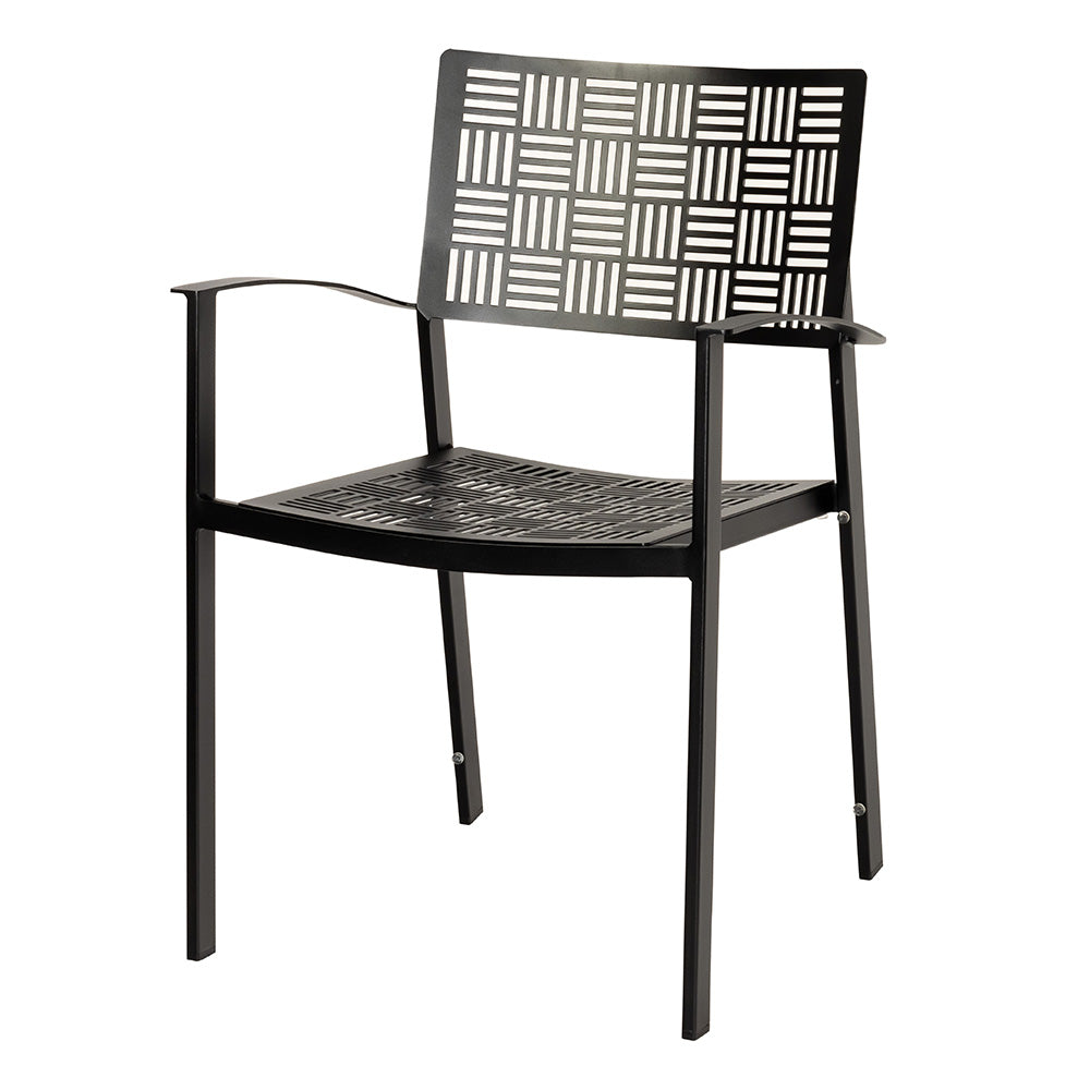 New Century Stackable Dining Chair Black, image 2