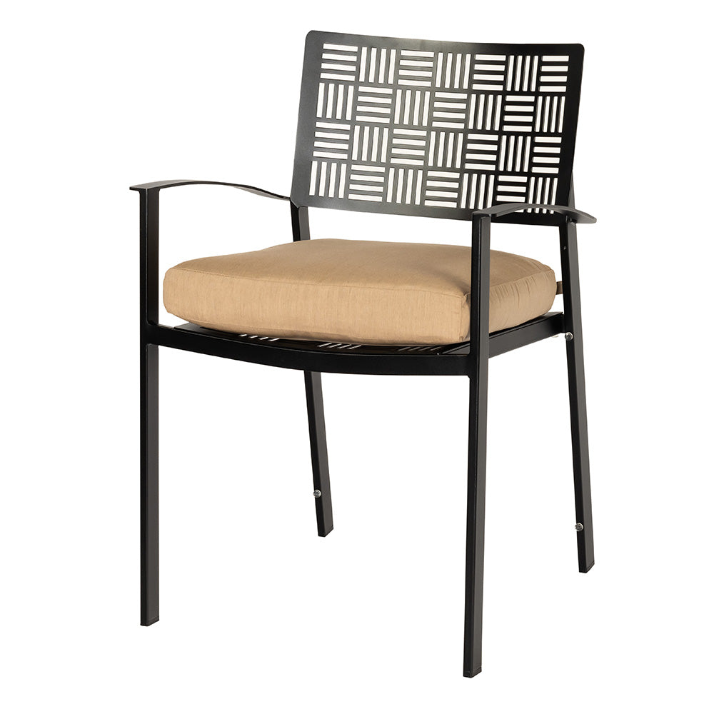 New Century Stackable Dining Armchair w/ Cushion