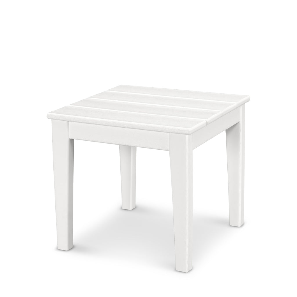 Newport 18 End Table White