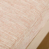 Novara Chaise Lounge Brushed Clay Cushions Detail Flax Finish