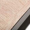 Novara Chaise Lounge Brushed Clay Cushions Detail Smoke Finish