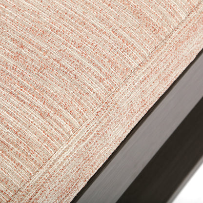 
                  Novara Chaise Lounge Brushed Clay Cushions Detail Smoke Finish - Image 3
                