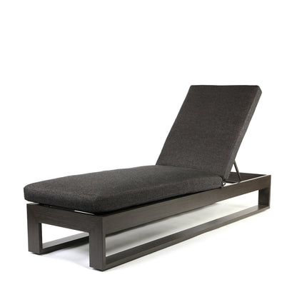 
                  Novara Chaise Lounge Nurture Charcoal Cushions Smoke Finish - Image 12
                