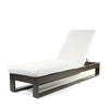 Novara Chaise Lounge Nurture Pebble Cushions Smoke Finish