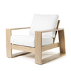 Novara Club Chair Nurture Pebble Cushions Flax Finish