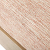 Novara Ottoman Brushed Clay Cushion Detail Flax Finish