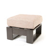 Novara Ottoman Brushed Clay Cushion Smoke Finish