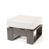 Novara Ottoman Crosshatch Vapor Cushion Smoke Finish