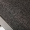 Novara Ottoman Nurture Charcoal Cushion Detail Smoke Finish