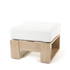 Novara Ottoman Nurture Pebble Cushion Flax Finish