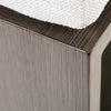 Novara Ottoman Nurture Pebble Cushion Smoke Finish Detail