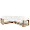 Novara Sectional Set Nurture Pebble Cushions Flax Finish