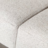 Novara Sofa Crosshatch Vapor Cushions Detail Smoke Finish