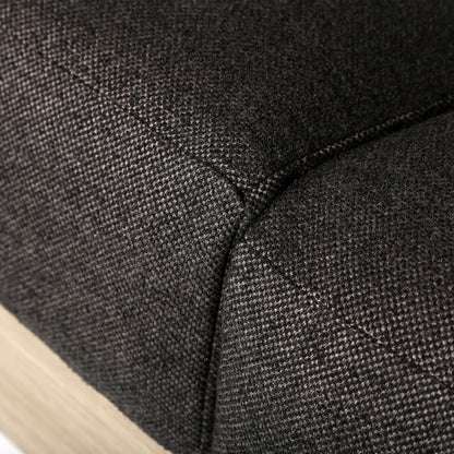 
                  Novara Sofa Nurture Charcoal Cushions Detail Flax Finish - Image 14
                