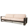 Novara XL Sofa Brushed Clay Cushions Smoke Finish