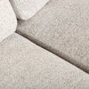 Novara XL Sofa Crosshatch Vapor Cushions Detail Smoke Finish