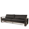 Novara XL Sofa Nurture Charcoal Cushions Smoke Finish