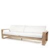 Novara XL Sofa Nurture Pebble Cushions Flax Finish