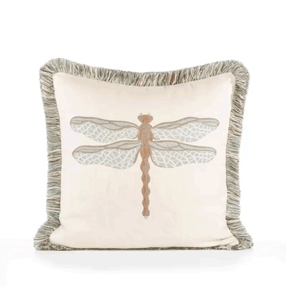 
                  20 square designer throw pillow dragonfly spa 4 - Image 4
                