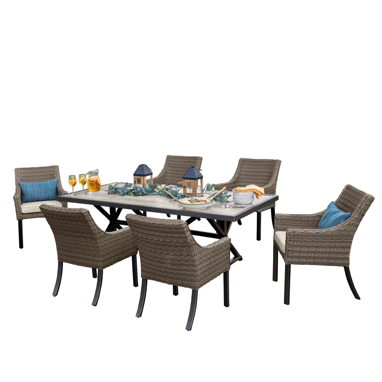 Oak Grove 7 Piece Dining Set, image 1