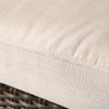 Oak Grove Dining Chair Canvas Flax Cushion Detail