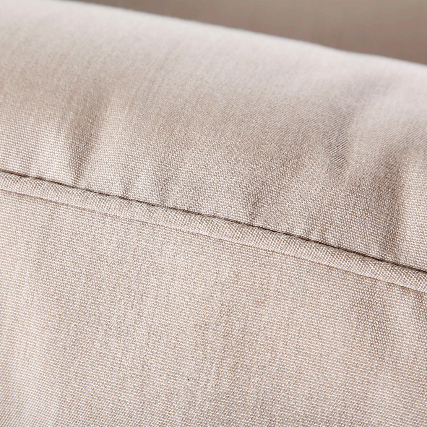Oak Grove Sofa Canvas Flax Cushion Detail, image 5