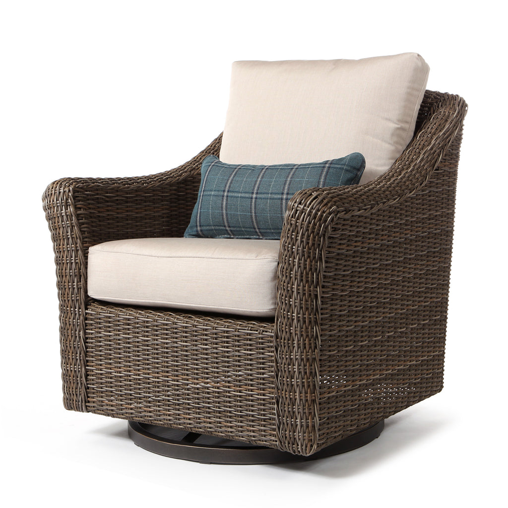 Oak Grove Swivel Glider Club Chair