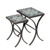 Ojai Valley Nesting Table Set Espresso Frame