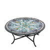 Ojai Valley Round Coffee Table Black Frame