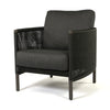 Orleans Club Chair Nurture Charcoal Cushions Smoke Finish