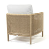 Orleans Club Chair Nurture Pebble Cushions Flax Finish Back