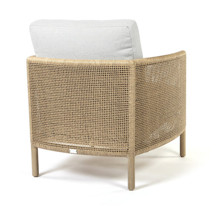 
                  Orleans Club Chair Nurture Pebble Cushions Flax Finish Back - Image 8
                