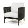 Orleans Club Chair Nurture Pebble Cushions Smoke Finish