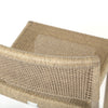 Orleans Dining Side Chair Flax Finish Barley Weave Detail