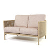 Orleans Loveseat Brushed Caly Cushions Flax Finish