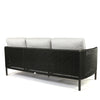 Orleans Sofa Crosshatch Vapor Cushions Smoke Finish Back