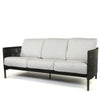 Orleans Sofa Crosshatch Vapor Cushions Smoke Finish