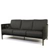 Orleans Sofa Nurture Charcoal Cushions Smoke Finish