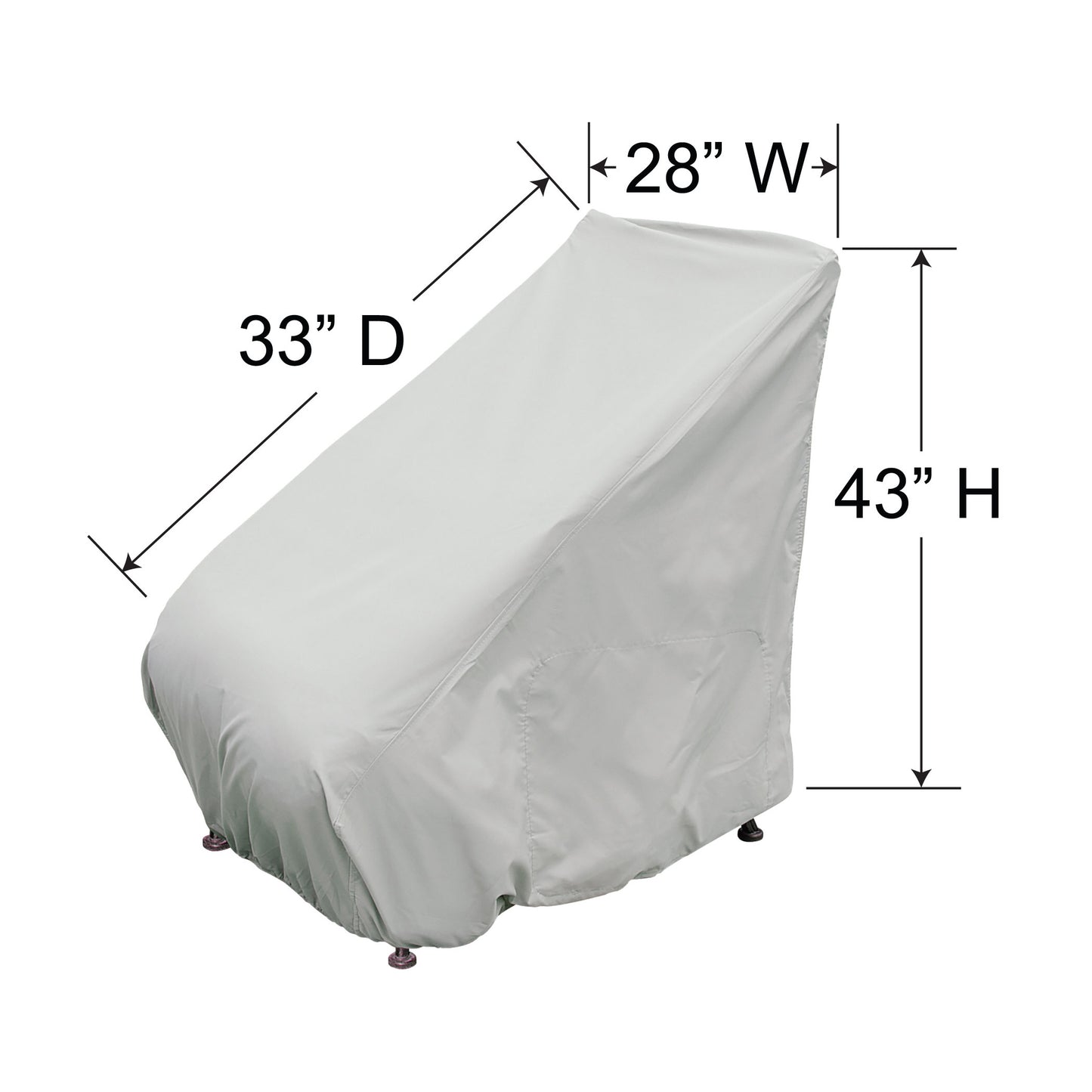 PFC116 - Counter Height Chair Cover, image 2