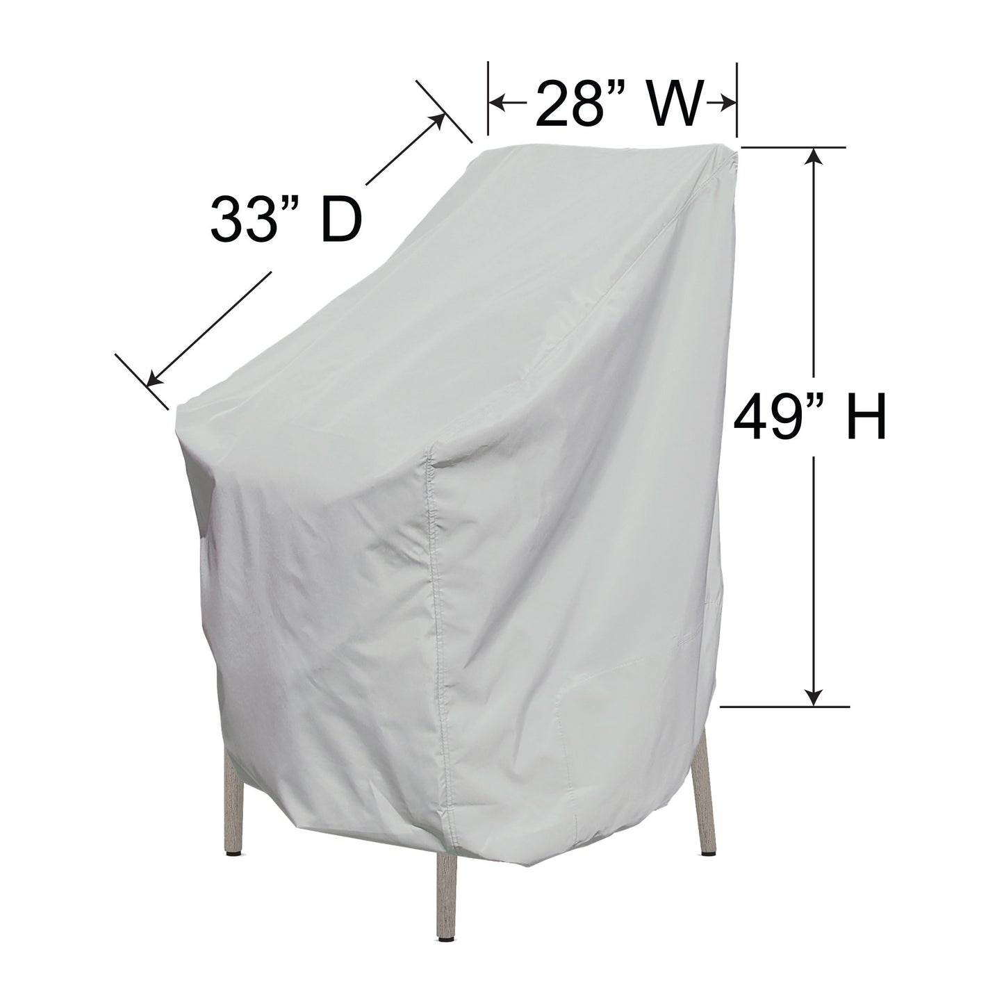 PFC117 - Bar Height Chair Cover, image 2