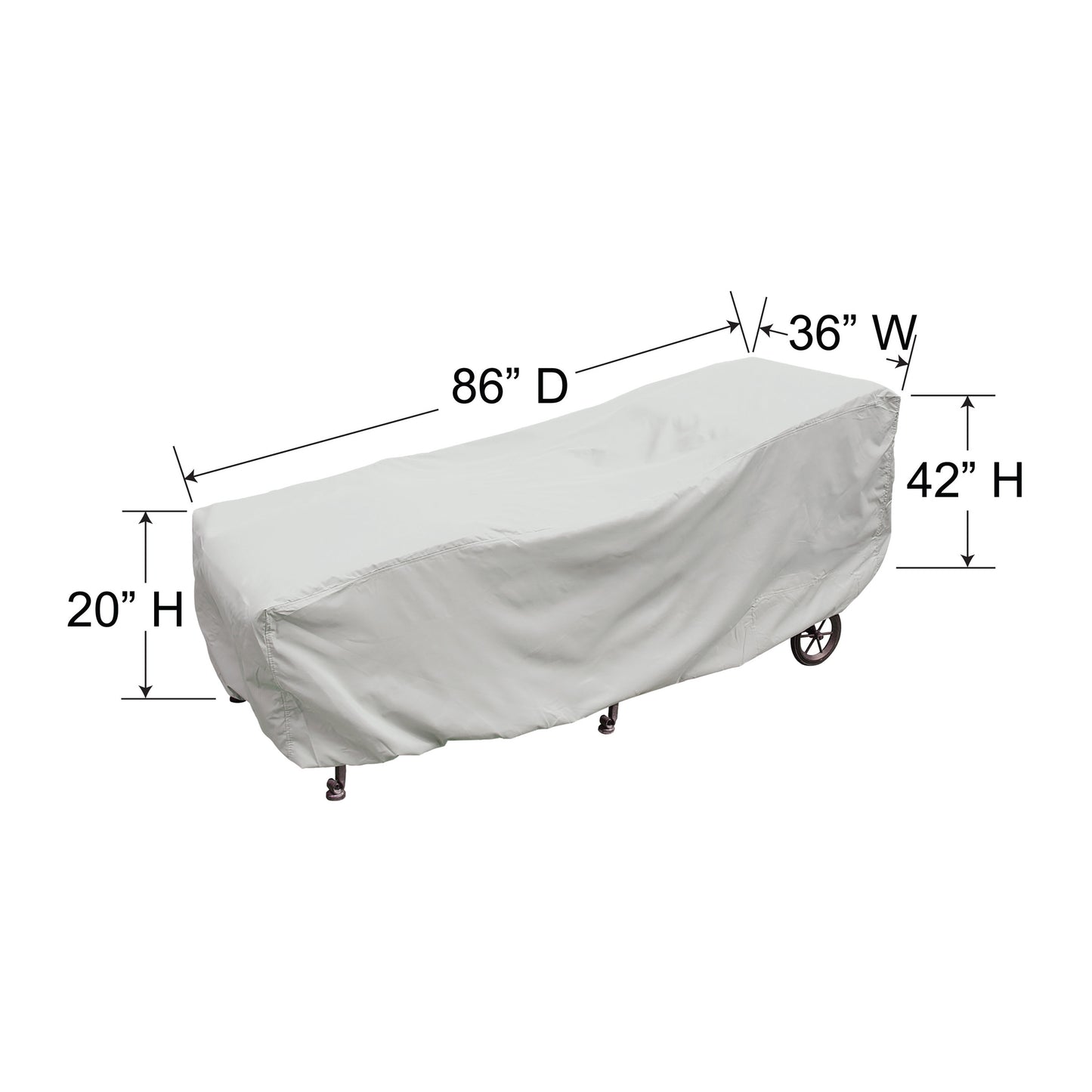 PFC119L - Large Chaise Lounge Cover, image 2