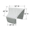 PFC406C Modular Cover Fits Wedge Corner Sectional Dimensions